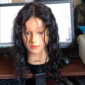 14 Inch Brazilian Lace closure Wig